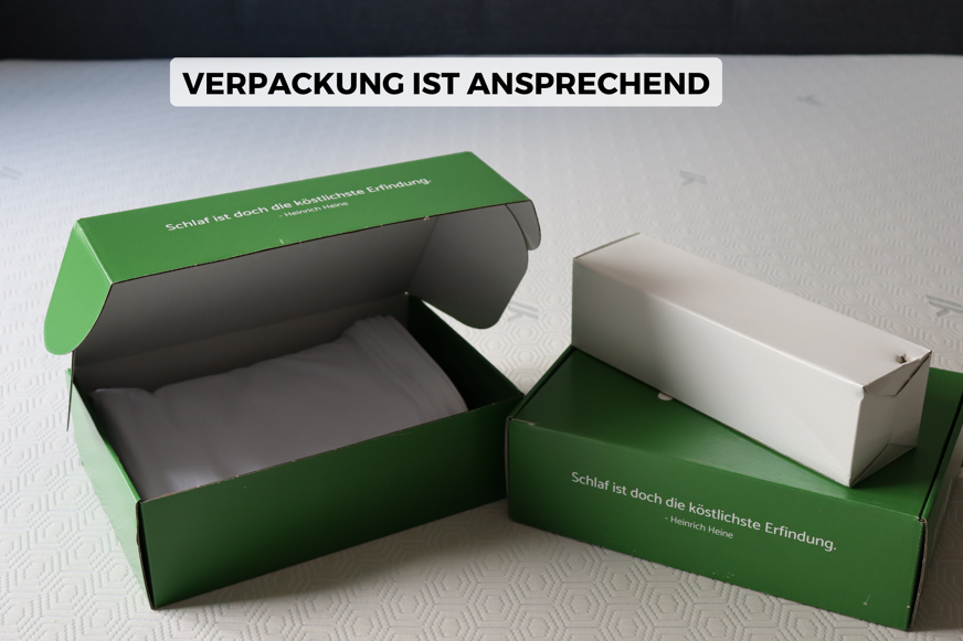 Die offenen YAK-Verpackungen.